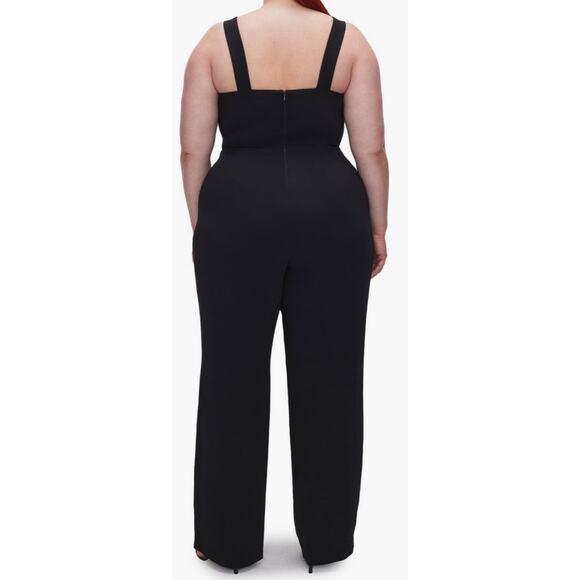 Good American Jumpsuit Tailored sleeveless black size 3 (Large L) - Picture 7 of 9